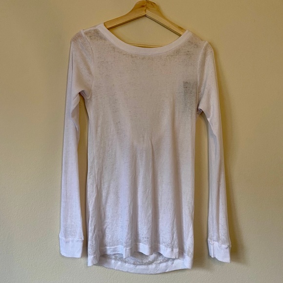 Chaser Open Back Distressed Long Sleeve Shirt Set - Picture 7 of 9